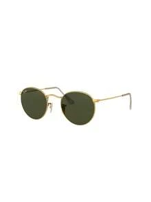 Ray Ban Round Women's Sunglasses Gold - Gold - View 1