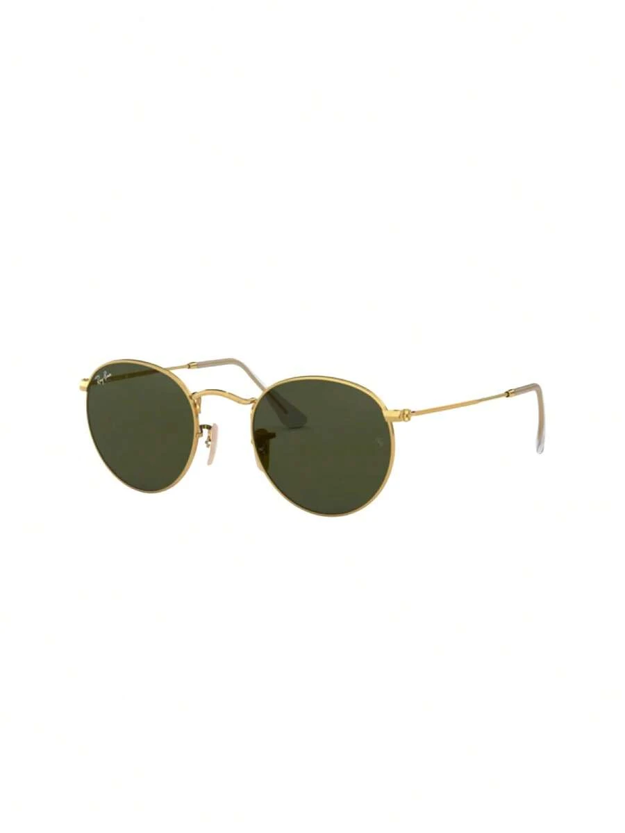 Ray Ban Round Women's Sunglasses Gold - Gold - View 1
