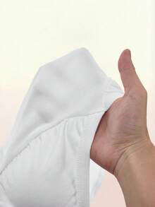 Amplova Áo lót nữ gợi cảm cúp tam giác có đệm mút, không lưng, không tay, ôm sát. - trắng - Xem 16