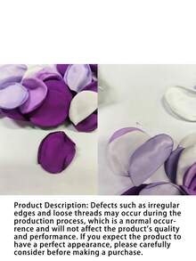 50/100 pétalos de rosa de seda satinada púrpura, adecuados para bodas, despedidas de soltera, fiestas, decoración de pasillos, confeti, propuestas, noches románticas, decoración para el Día de la Madre - Mezcla morada - Ver 7