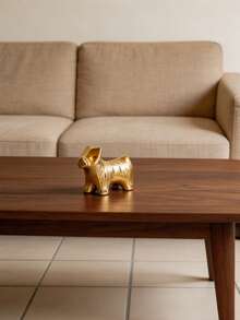 Cirelle 1 Tượng động vật bằng gốm mạ vàng, hình chó con, kỳ lân, bò, đồ trang trí bằng gốm phong cách Bắc Âu hiện đại, đồ trang trí nhỏ mạ vàng cho bàn cà phê phòng khách, lý tưởng cho lối vào, phòng khách, phòng ngủ, món quà hoàn hảo để trang trí nhà cửa. - Nhiều màu - Xem 6