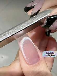 1pc 3D Magnetic Cat-Eye Effect Nail Stick Square Shape Dual-Ended Magnet DIY Manicure Nail Art Magnet For Gel Polish Manicure Tools Professional Beauty Tool For Effortless Application,Nail Supplies,Nail Tools,Nail Art Tools,Nail Tools For Press On Nails - Silver - View 1