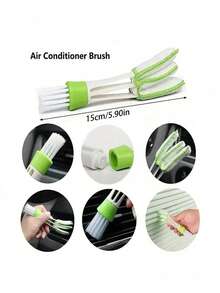 Multifunctional Car Detailing Kit, Car Cleaning Brush Set With Wheel Brushes, Air Vent Brush, Buffing Sponge Pads, Washing Mitt, And Cleaning Cloth - Set of 14 - View 4