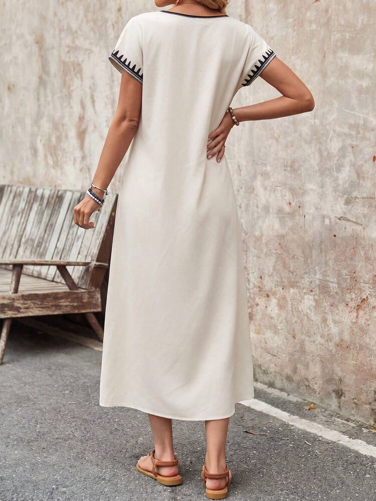 Women's Color Block Pocket Casual Party Dress Summer Outfits For Women Summer Dresses For Women Summer Dress Going Out Outfits Casual Dresses For Women Casual Women's Dresses Vacation Outfits Women Holiday Outfits For Women Holiday Dresses Vacation Dresses