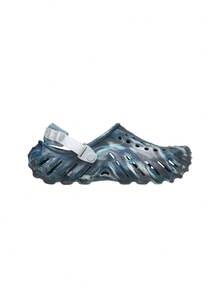 Crocs Echo Marbled Women's Clogs Black Sand/Multi 208454 - Black and Blue and Silver - View 1
