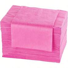 Bộ 100 tấm ga trải giường dùng một lần, kích thước 31" x 71", ga trải giường massage bằng vải không dệt, thoáng khí, thích hợp cho spa, massage, làm đẹp và xăm hình (Màu hồng) - Nhiều màu - Xem 8