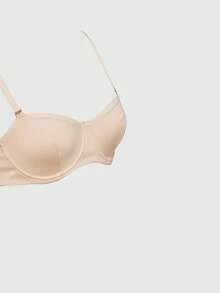 SHAPORA 3 pezzi/Set Reggiseni con ferretto da donna (Tono pelle + Bianco + Nero) - Multicolore - Visualizzare 3