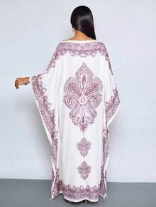 SOLERSUN Đầm maxi nữ thanh lịch với khăn choàng hoa, kiểu dáng trễ vai, thích hợp cho kỳ nghỉ, du lịch hoặc dạ hội; Đầm maxi màu be thanh lịch với áo choàng hoa, kiểu dáng trễ vai, thích hợp cho tiệc cocktail trang trọng. - Cà phê - Xem 2