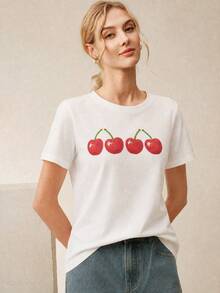 Women T-Shirts - 白色 15 - 查看 5