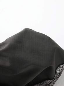 Grovea 大尺碼女款蕾絲裙，極簡休閒辦公派對通勤優雅鉛筆裙，附蕾絲飾邊，秋季灰色 - 彩色 - 查看 8