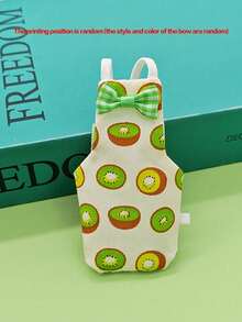 1 pieza Traje lindo de loro, bolsa para pañales, pañal para loro apto para loros, cacatúas, palomas - Ropa protectora lavable y reutilizable para pájaros pequeños (La posición de la impresión es aleatoria) - Multicolor - Ver 25