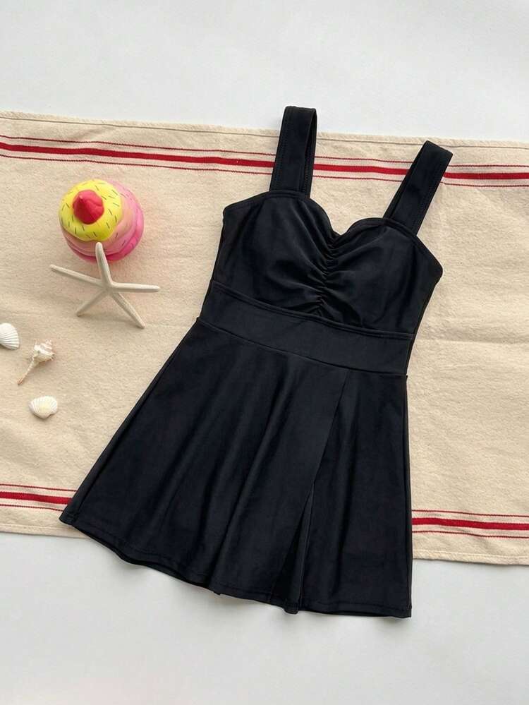 Girls (Young Girl) Sleeveless Bikini Tank Top For Fall Season Vacation
