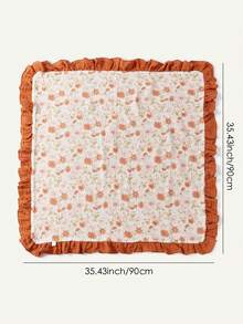 Cozy Pixies 1 Pieza Manta de Encaje con Estampado Floral para Todas las Estaciones, Cómoda y Suave, Adecuada para Uso Diario de Recién Nacidos y Adecuada para Regalar a Recién Nacidos [Oeko-Tex] Certificación - Multicolor - Ver 19