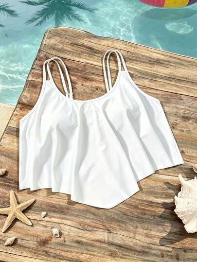 Swim Lushoire Áo bơi cỡ lớn màu trơn