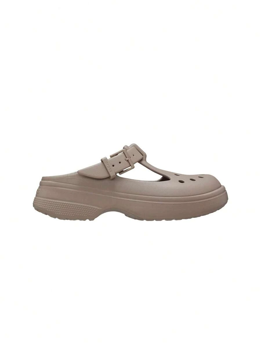 Crocs Classic Mary Jane Women's Flat Sandals Brown 210581 - Taupe - View 1
