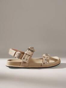 Solecia Ladies Commuter Fashion Versatile Daily Travel Casual Sandals Summer - Apricot - View 2