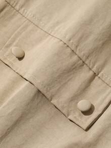 Dazy-Less Summer New Loose Casual Sleeveless Vest, Business Casual Style For Women - Khaki - View 9