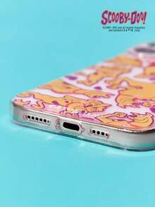 Joivida SCOOBY-DOO X Ốp bảo vệ chống sốc trong suốt màu hồng Sco Oby Doo Glitter cho iPhone - Nhiều màu - Xem 3