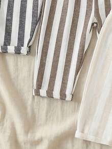 Vintaside Kids RANDOM  4PCS, Refreshing Striped Design With Fresh Vintage Vibe, Pairs Well With All-Match Tops For A Textured Look, - Multicolor - View 5
