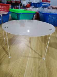 Khay trưng bày bánh donut, cookie, bánh ngọt trong suốt bằng acrylic, khay đựng tráng miệng cho tiệc cưới, sinh nhật, triển lãm bánh kẹo. - Trong sáng - Xem 17