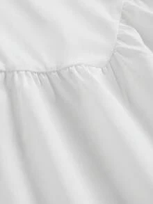 Firerie Kids Đầm mini dáng chữ A màu trắng thanh lịch, dây mảnh, ôm sát, thích hợp cho bé gái tuổi teen, dự tiệc, đi chơi, hoặc mặc đi học. - màu đen - Xem 6