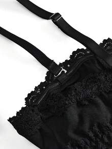 Ocili Sujetador inalámbrico 100% algodón, cómodo y suave, sin costuras, adecuado para lencería de encaje - Negro - Ver 10