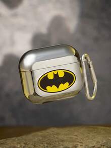 BATMAN X SHEIN Hộp đựng tai nghe chống rơi mạ điện có móc leo núi - Nhiều màu - Xem 2