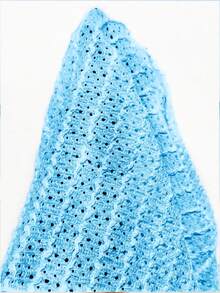 SHEIN Tween Girl Solid Color Casual Beach Cover-Up Slip Dress - Blue - View 5