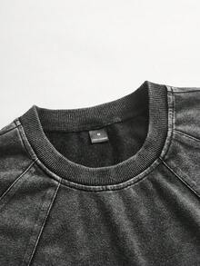 STYNVO Men's Casual Washed Wide Shoulder Tank Top, Summer - Grey - View 4