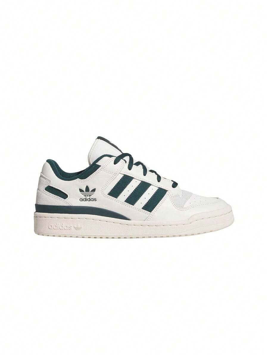 Adidas Forum Low CL Women's Shoes Cloud White / Aurora Ivy / Wonder White JQ0207 - White Green - Xem 1