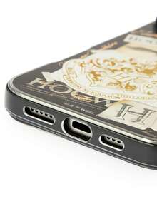 HARRY POTTER X SHEIN Ốp điện thoại viền đen kèm dây đeo, bảo vệ và chống rơi vỡ cho iPhone 11-17. - Nhiều màu - Xem 6