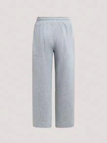 Driftmere Men's Solid Color Casual Loose Drawstring Sweatpants With Pockets Father's Day – A Fathers Day Gift Guide - Light Grey - View 4