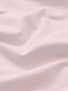 SHEIN EZwear Áo thun nữ cổ tròn tay ngắn in họa tiết chữ thường ngày - Hồng - Xem 7
