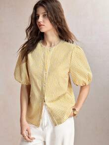 Women Tops - Goose Yellow - View 4