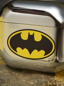 BATMAN X SHEIN Hộp đựng tai nghe chống rơi mạ điện có móc leo núi - Nhiều màu - Xem 4