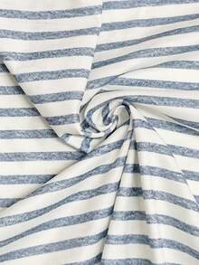 INAWLY Women's Casual Striped V-Neck Short Sleeve T-Shirt - Multicolor - View 5