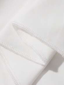 Dazy Plus Pantalones cortos de de verano para mujer talla grande, blancos, anti-vergüenza - Blanco - Ver 7
