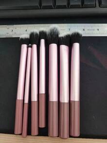 Juego de brochas de maquillaje, herramientas de maquillaje profesionales completas, almacenamiento portátil, perfecto para principiantes y caja de regalo festiva - Multicolor - Ver 7