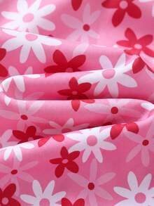 Cozy Pixies Baby Girls' Floral Print Long Sleeve Swimsuit - Multicolor - View 3