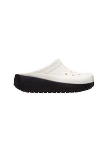Crocs Unisex BLANT TOE BLOCKED - White and Black - View 1