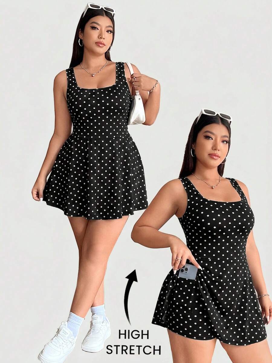 Plus Size Women Ditsy Floral Sleeveless Jumpsuit Suitable For Summer Zoey Outfit Plus Size Zumba Outfit Zumba Outfit Terno For Women Plus Size - Multicolor - View 1