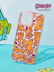 Joivida SCOOBY-DOO X Ốp bảo vệ chống sốc trong suốt màu hồng Sco Oby Doo Glitter cho iPhone - Nhiều màu - Xem 2