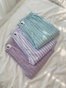 Dazy Kids 3-Pack Striped Loose Fit Pajamas For Toddler Boys - Multicolor - View 7