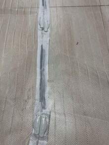1 buah Tirai Tipis Magnetik Bergaris Putih dengan Tepi Bordir Renda, Desain Garis Vertikal, Pembatas Ruangan Anti Serangga Multifungsi untuk Ruang Tamu, Kamar Tidur, Dapur, Tirai Pintu Poliester Perekat Mandiri dan Dapat Dicuci - warna-warni - View 10