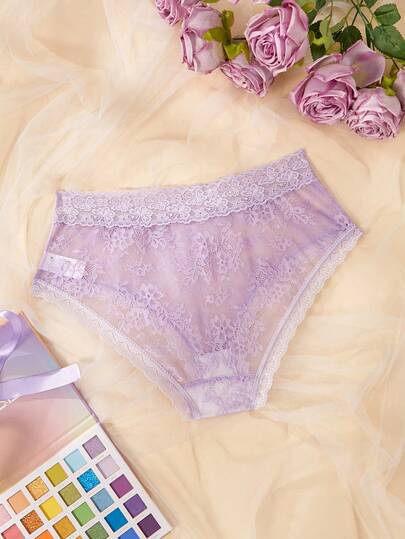 Crystal Vow Women's Fashionable Lace Panties