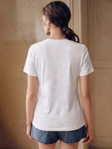 Women T-Shirts - 白色 20 - 查看 2