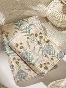 Haus Hana 1pc Loose-Leaf Journal, Artistic A5/A6 Notebook, Cute Diary & Notepad - multicolor - View 2