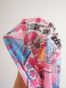 THE POWERPUFF GIRLS X SHEIN Áo nữ tay ngắn cổ tròn kiểu dáng thường ngày - - Hồng - Xem 7