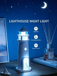 月球投影灯，兼具人眼感知、灯塔投影、月光台灯、USB充电夜灯、USB可充电照明、卧室床头灯、家居装饰、客厅、卧室及天花板墙面装饰等功能。 - 燈塔投影燈 - 查看 13