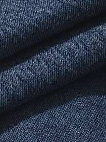 Livesso Bộ đồ nữ gồm áo không tay và quần jeans ống rộng, thích hợp cho mùa hè. - Màu xanh lam - Xem 7